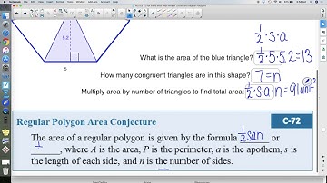 HG 8.3 Area of Regular Polygons and Circles