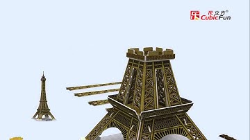 ▶ CubicFun Eiffel Tower   YouTube Wonder Toys Australia