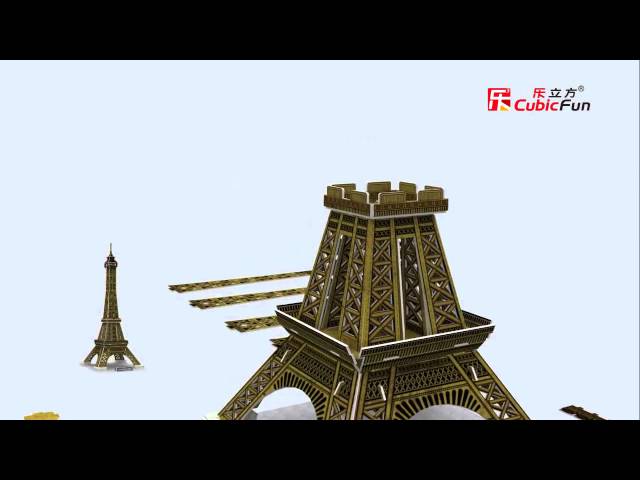 ▶ CubicFun Eiffel Tower   YouTube Wonder Toys Australia class=