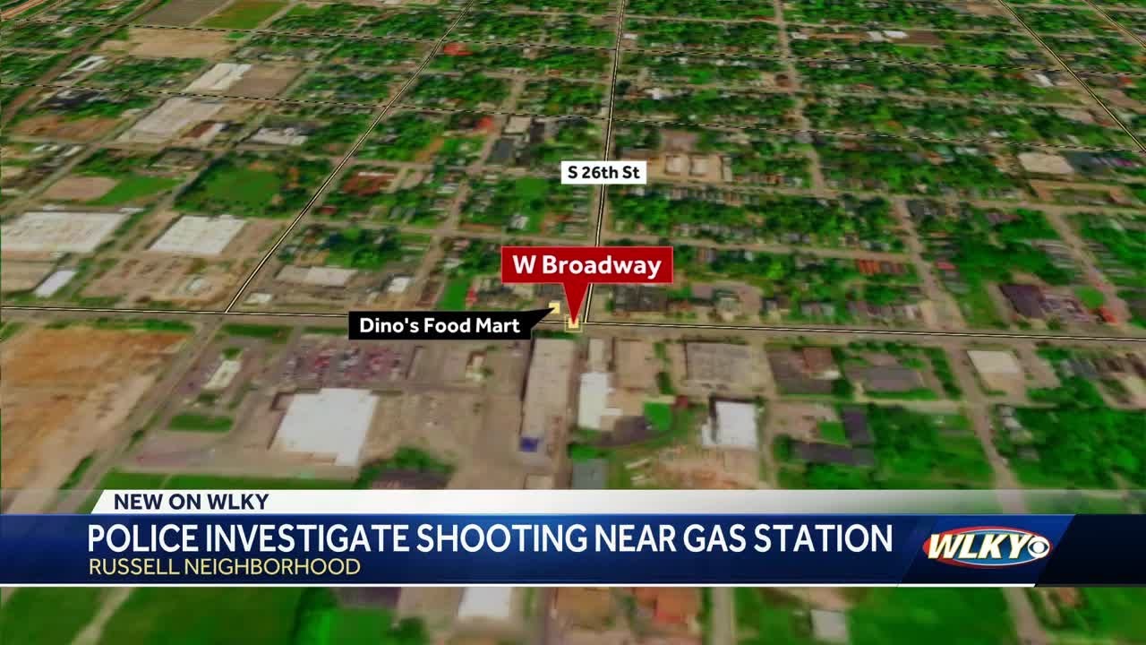 LMPD investigating shooting near Russell neighborhood gas station - YouTube