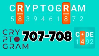 CRYPTOGRAM level 707 708 screenshot 4