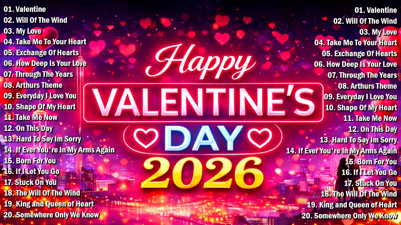 Happy Valentine's Day 2026 💖The Most Romantic Love Songs | Jim Brickman, David Pomeranz, Celine Dion