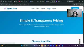 Dish Washing And Cleaning Website Template