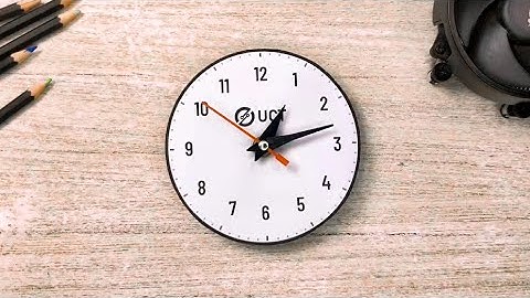 Make a DIY table clock