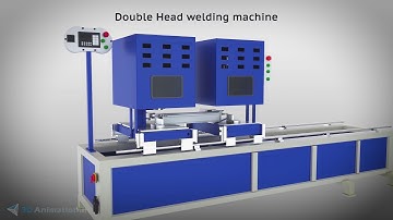 UPVC WINDOW MACHINE | 3D ANIMATION | START YOUR UPVC DOORS & WINDOWS MANUFACTURING UNIT