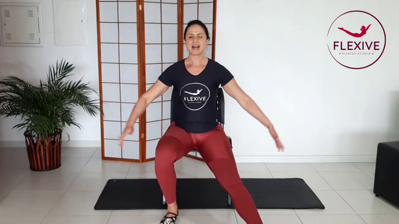 Pilates em Casa Alongamentos utilizando a Cadeira YouTube