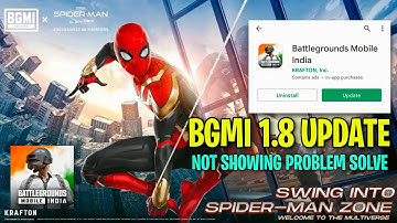 BGMI 1.8 UPDATE NOT SHOWING PROBLEM SOLVE BATTLEGROUNDS MOBILE 1.8 UPDATE NEW