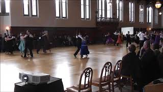 Silver Am. Tango - Round 1 - Heat 2. Notre Dame 2018 @KenyonBallroom