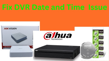 Fix DVR Date and Time Change Issue | Hikvision DVR CMOS Battery Replacement (CR1220) | 01-01-1970
