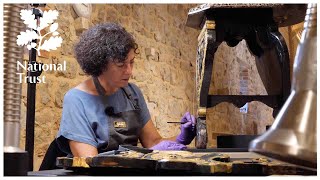 See the art of conservation in action at National Trust's Royal Oak Foundation Conservation Studio