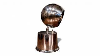 Rewired Brazilian Modern Chrome Table Lamp by Dominici, 1950s – Lot 99