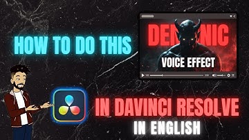 How to Create a Demonic Voice in DaVinci Resolve | Full Tutorial in English