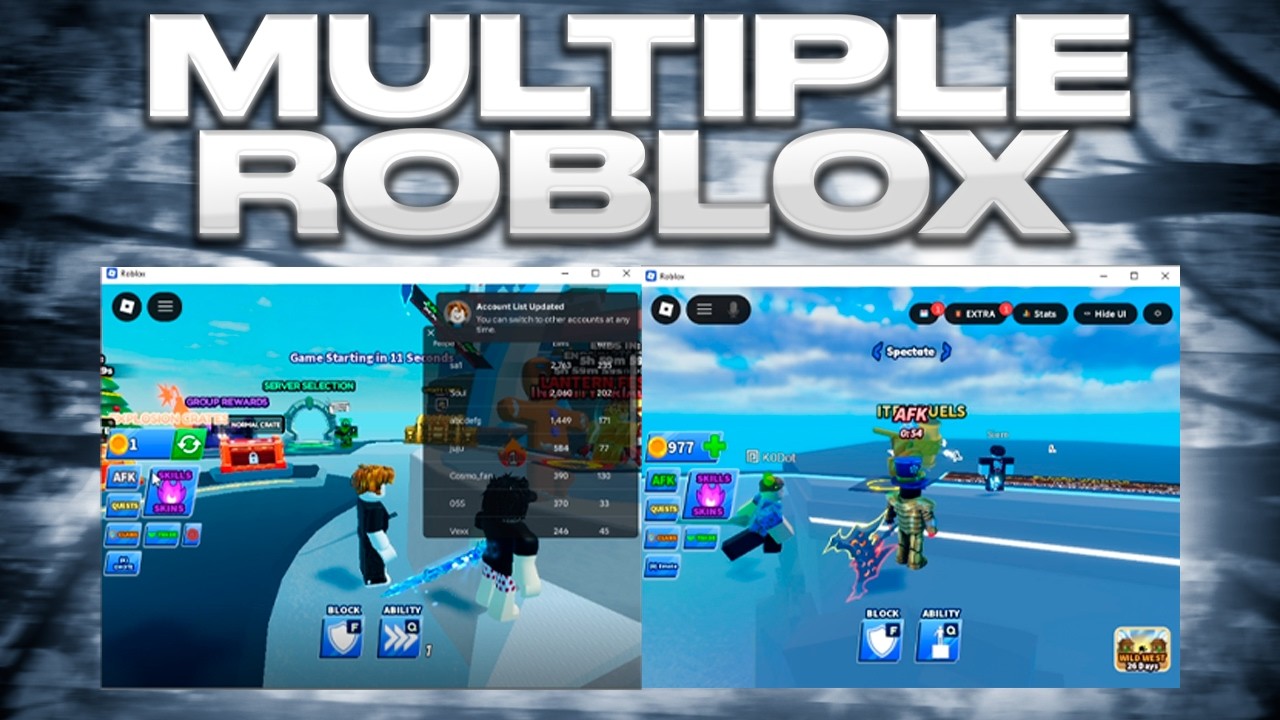 How to Have Multiple Roblox Accounts Open at Once - YouTube