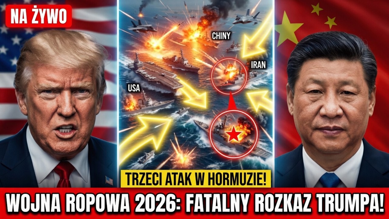🚨 Napięcie rośnie! Decyzja Trumpa i odpowiedź Chin w Ormuz