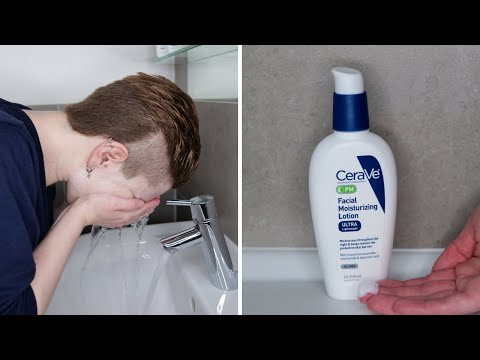 How to use CeraVe PM Facial Moisturizing Lotion