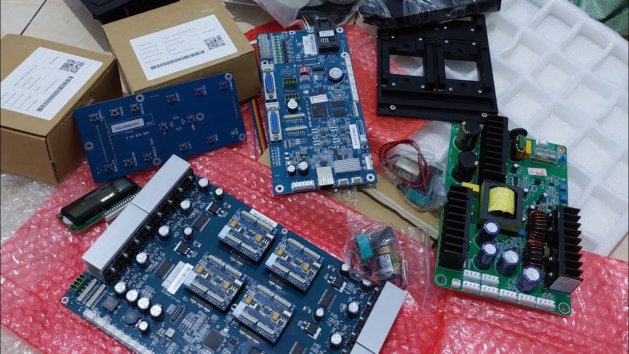 Unboxing Upgrade Kit Hoson 4 Heads Epson i3200 DTF - YouTube