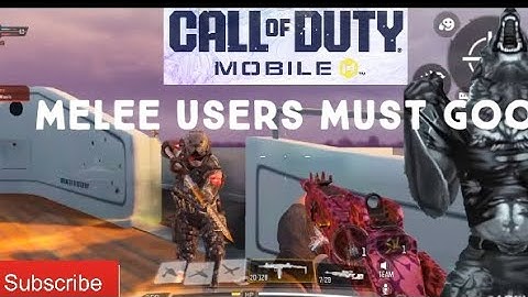 Melee users should be banned