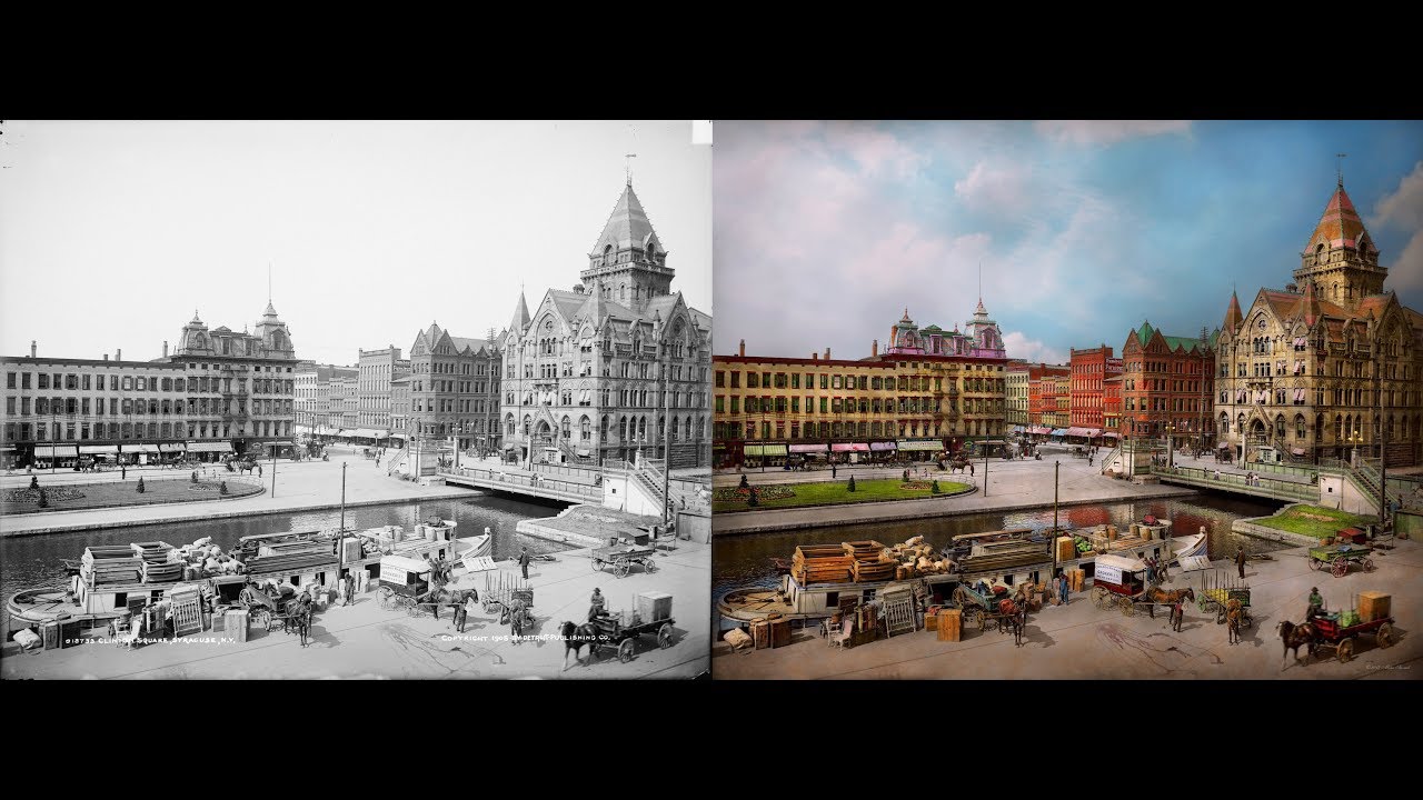 Clinton Square canal 1905