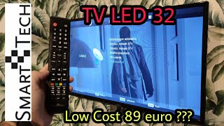 Smart Tech Smart TV 32 Pollici HD Televisore LED Android ITA  SMT32F30HC4U1B1