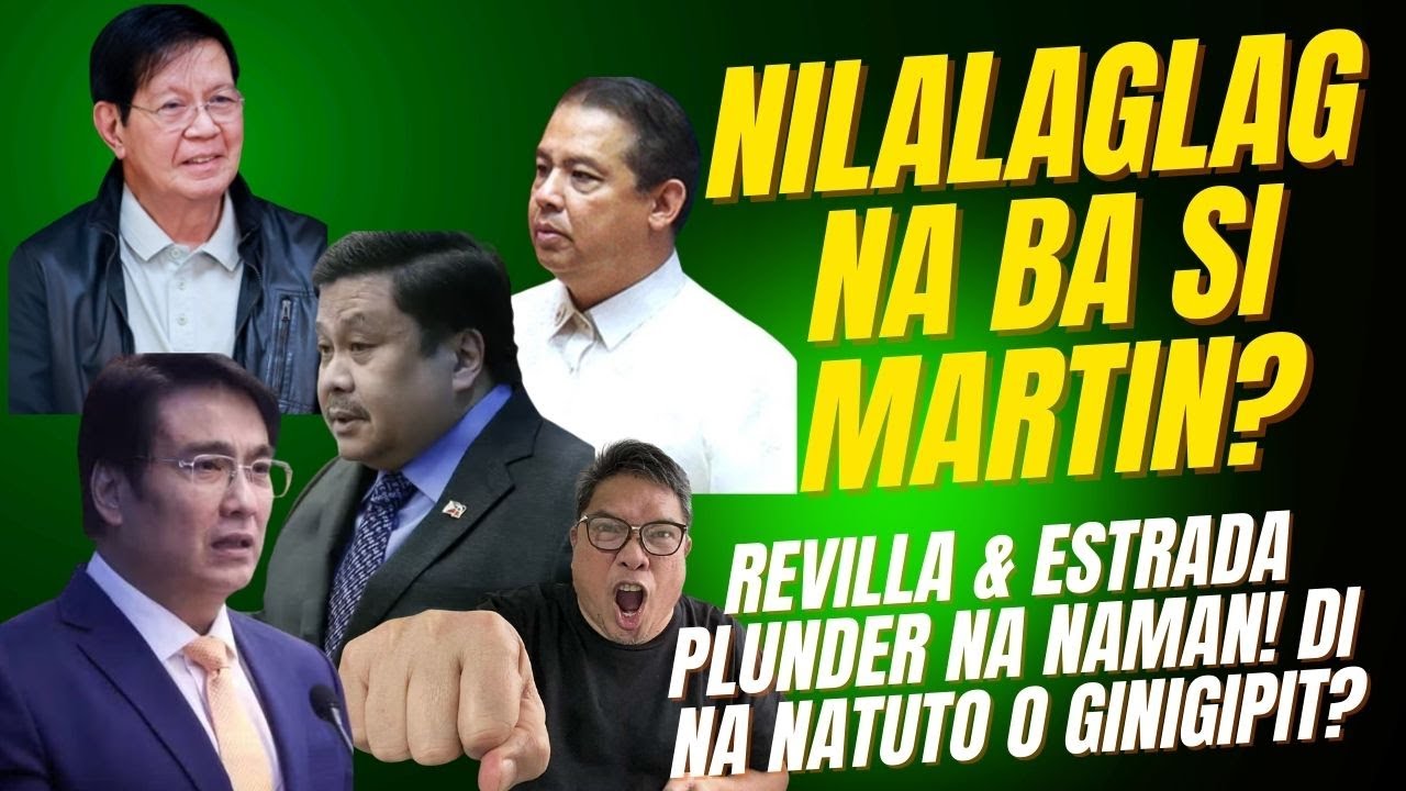 LAGLAGAN NA BA KAY MARTIN? REVILLA ESTRADA KASONG PLUNDER NA NAMAN? DI NA NATUTO O GINIGIPIT?