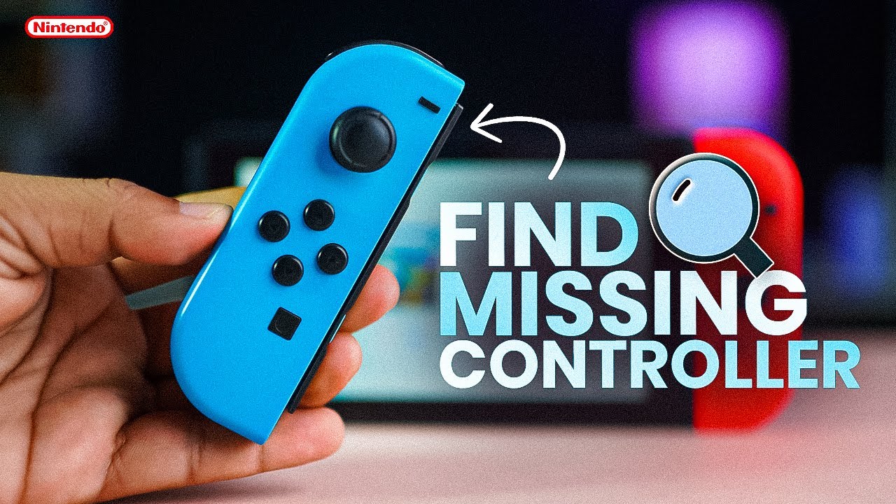 How to find your missing Nintendo Switch Controller / Joycon - YouTube