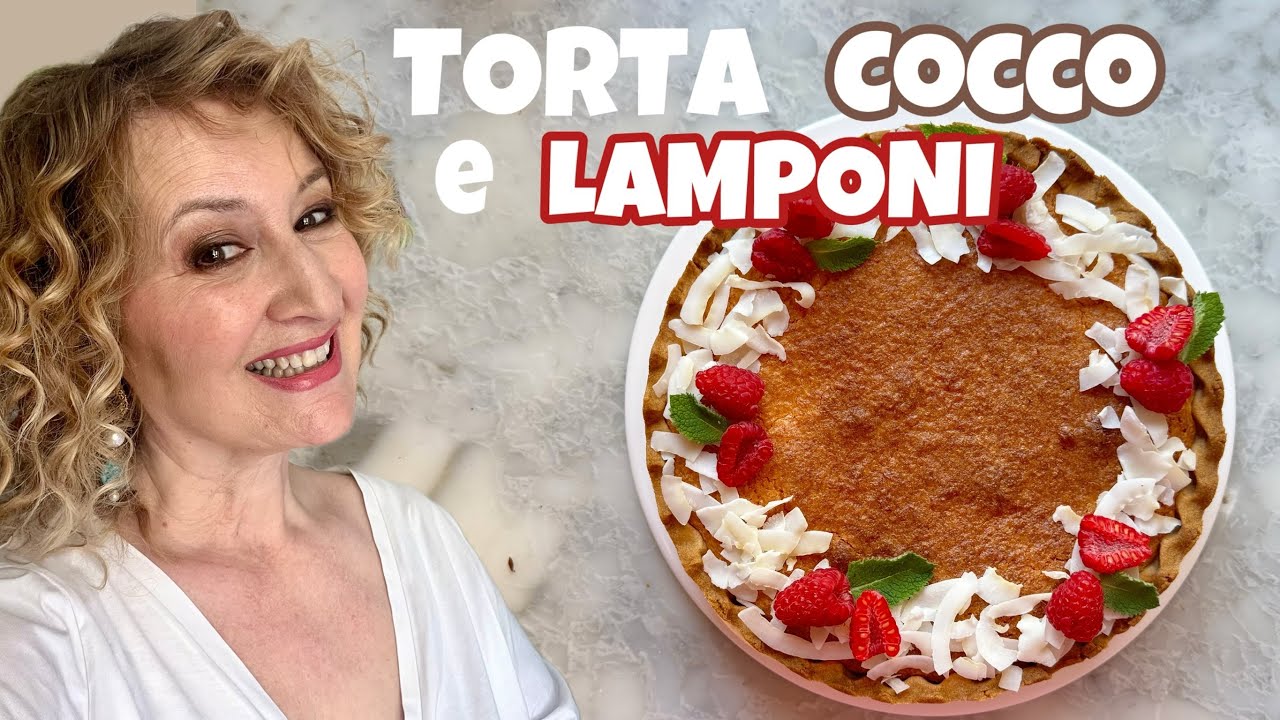Tutti ti chiederanno la ricetta 🧁 TORTA COCCO E LAMPONI