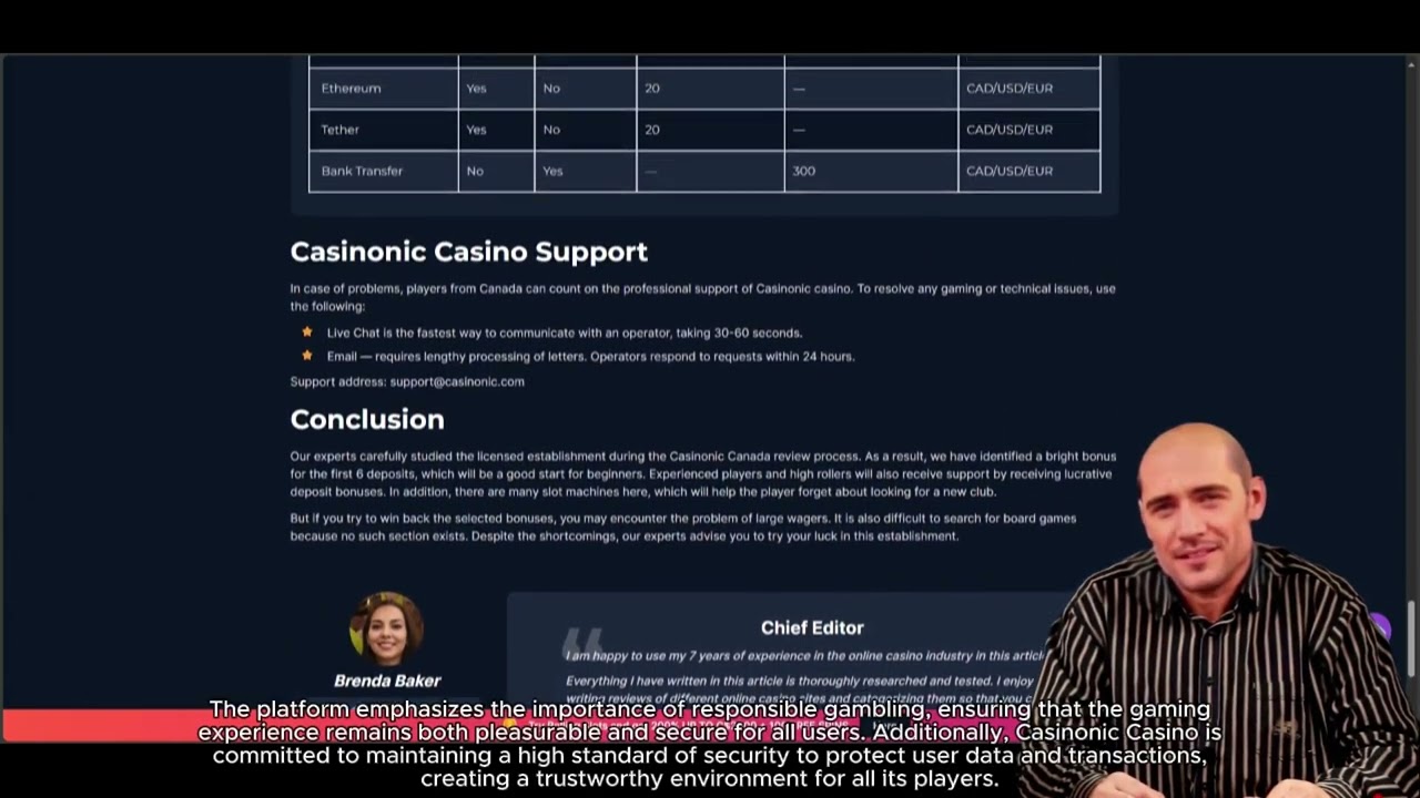 Casinonic login