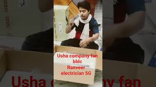 usha company fan unboxing with remote