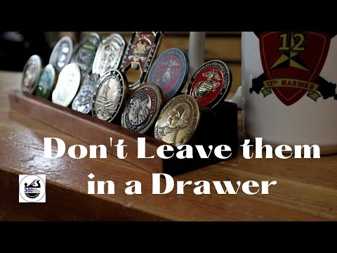 DIY Display For Your Challenge Coins
