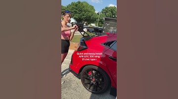 Honda Civic type R wing install