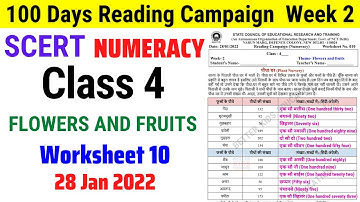Class 4 Maths NUMERACY Week 2 Worksheet 10 | Class 4 Reading Campaign Week 2