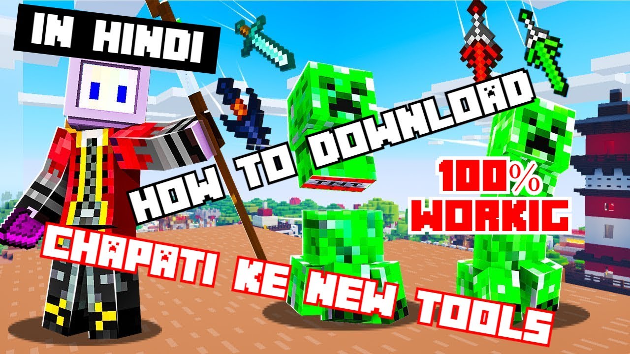 Chapati Ke New Tools Mod in Minecraft Java in Hindi - YouTube