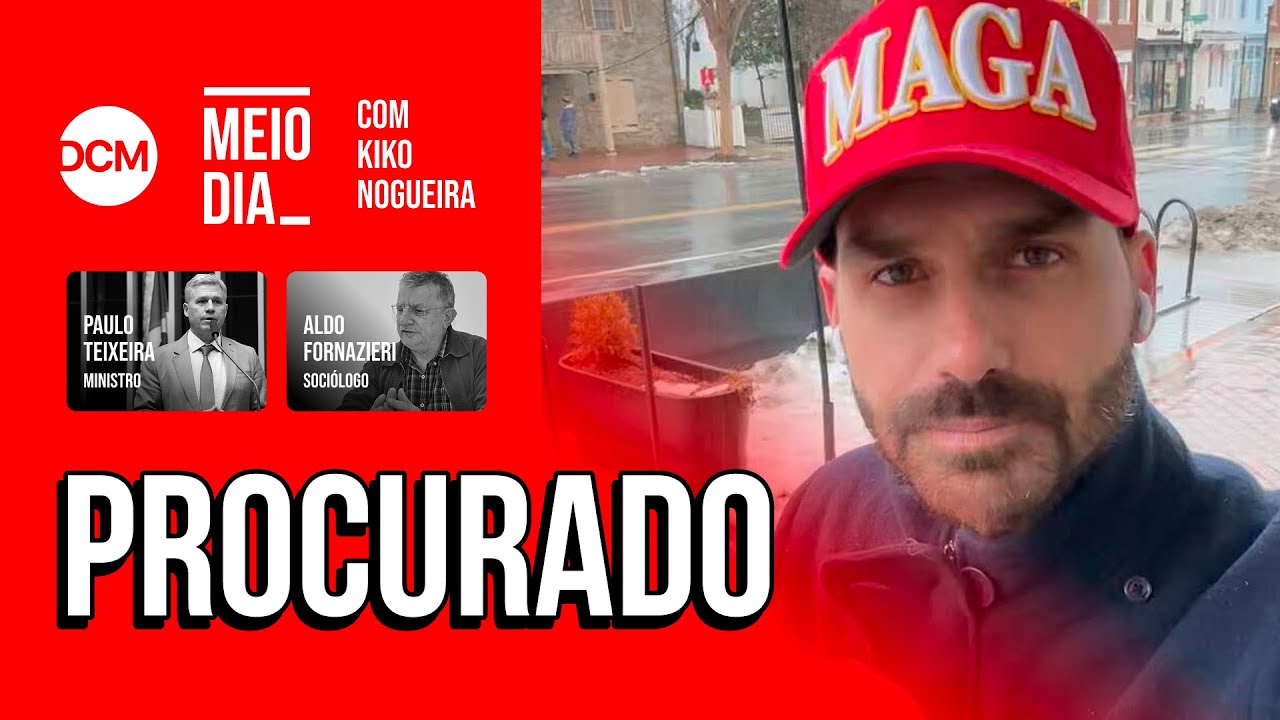 Moraes diz que Eduardo Bolsonaro foge de notificação; ministro Paulo Teixeira fala ao DCM