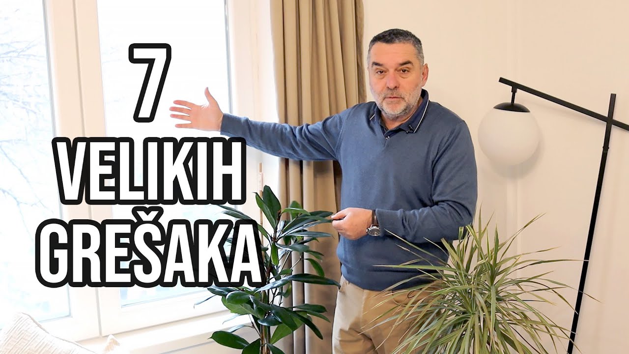 7 najčešćih grešaka sa  sobnim biljkama tokom zime