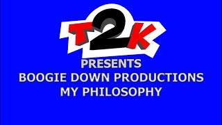 Boogie Down Productions - My Philosophy - Karaoke - Instrumental & Lyrics -T2K-