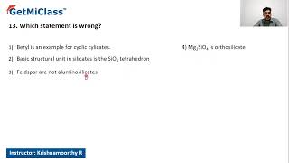 Silicate Structure Basics Explained JEE 11th Chemistry p Block Elements