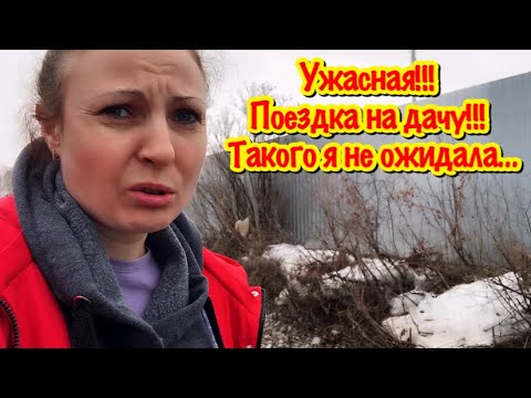 ПОСЛЕДНИЙ РАЗ ПОЕХАЛИ НА ДАЧУ/УЖАСНАЯ ПОЕЗДКА НА ДАЧУ/ТАКОГО Я НЕ ОЖИДАЛА!/НАША ДАЧА В АПРЕЛЕ 2024