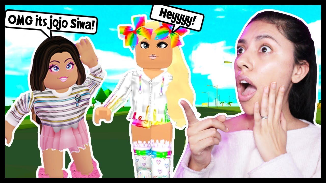 I Met Jojo Siwa In Roblox Roblox Fashion Famous Youtube - my moms first time playing roblox playing fashion famous with mom galis world