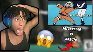 When Naruto and SASUKE ran one of the GREATEST FADES of all time | REACTION