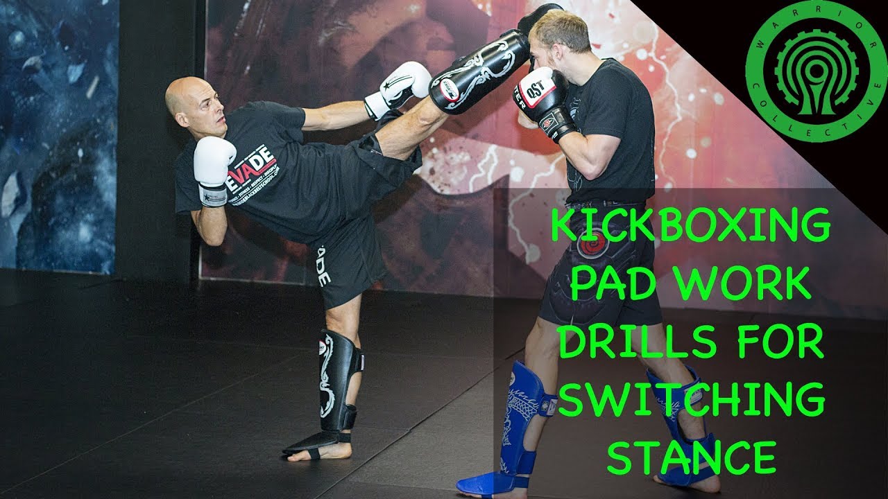 Kickboxing Training Switching Stance Pad Work Drills YouTube