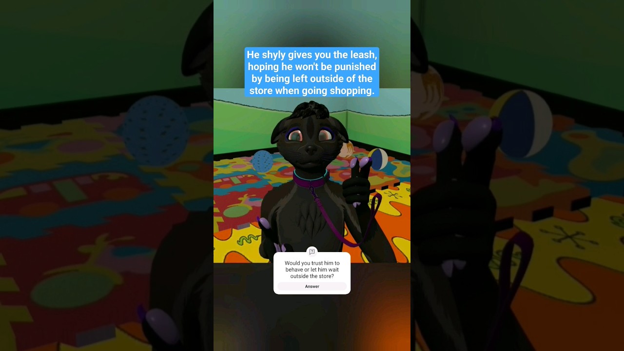 Little Fox Kit must be on a Leash! 