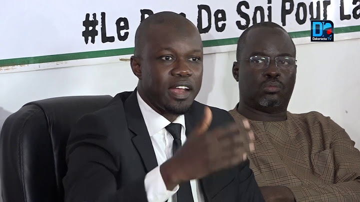 Sonko raille la sortie de Kassé   « On va bientôt nous dire que Aliou Sall était chargé de lanc