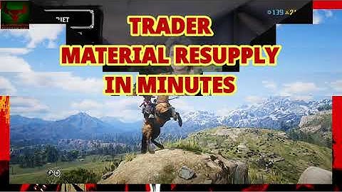 TRADER RESUPPLY IN MINUTES | HOW TO RESUPPLY MATERIALS FAST | RED DEAD ONLINE