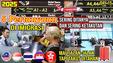 TIPS menjawab Pertanyaan Imigrasi Luar Negeri yang sering ditanya kepada kita