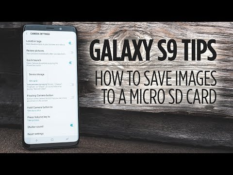 Samsung Galaxy S9 팁-MicroSD 카드에 이미지를 저장하는 방법