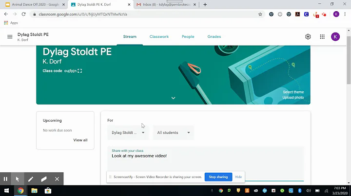 How to upload a video to Google Classroom