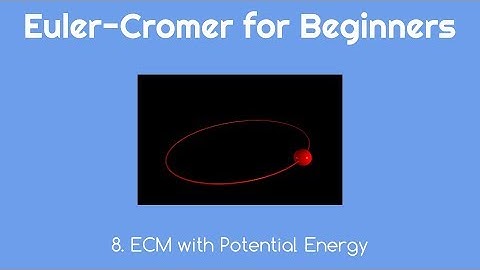 Euler-Cromer Method for Beginners 8. ECM with Potential Energy