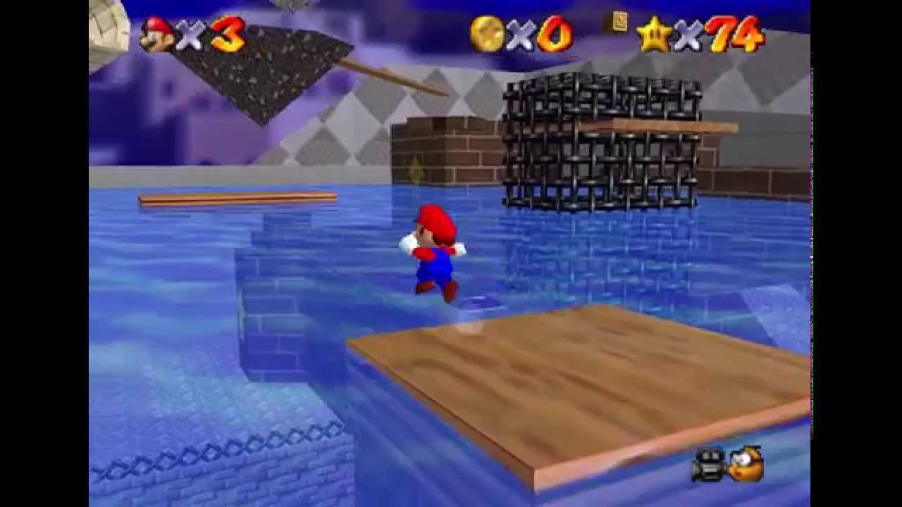 Super Mario 64 - Wet-Dry World - Star 6: Quick Race Through Downtown ...