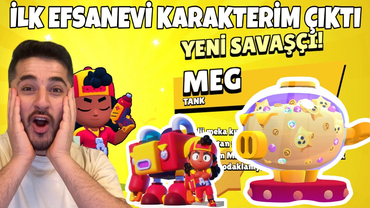 MEGA KUMBARADAN İLK EFSANEVİ KARAKTERİM ÇIKTI! -BRAWL STARS