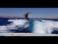 Wake Surfing, Malibu 24 MXZ, Aqaba Jordan on the Red Sea.